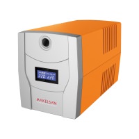 Makelsan Lıon X 1200Va Lcd Ekranlı Uzun Ömürlü Akü (2X 7Ah) UPS GÜÇ KAYNAĞI - 1